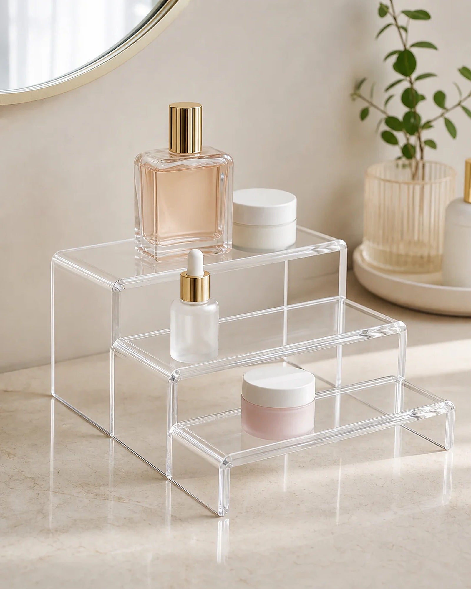 Cozy Haven Clear Acrylic Display Risers lifestyle image 3