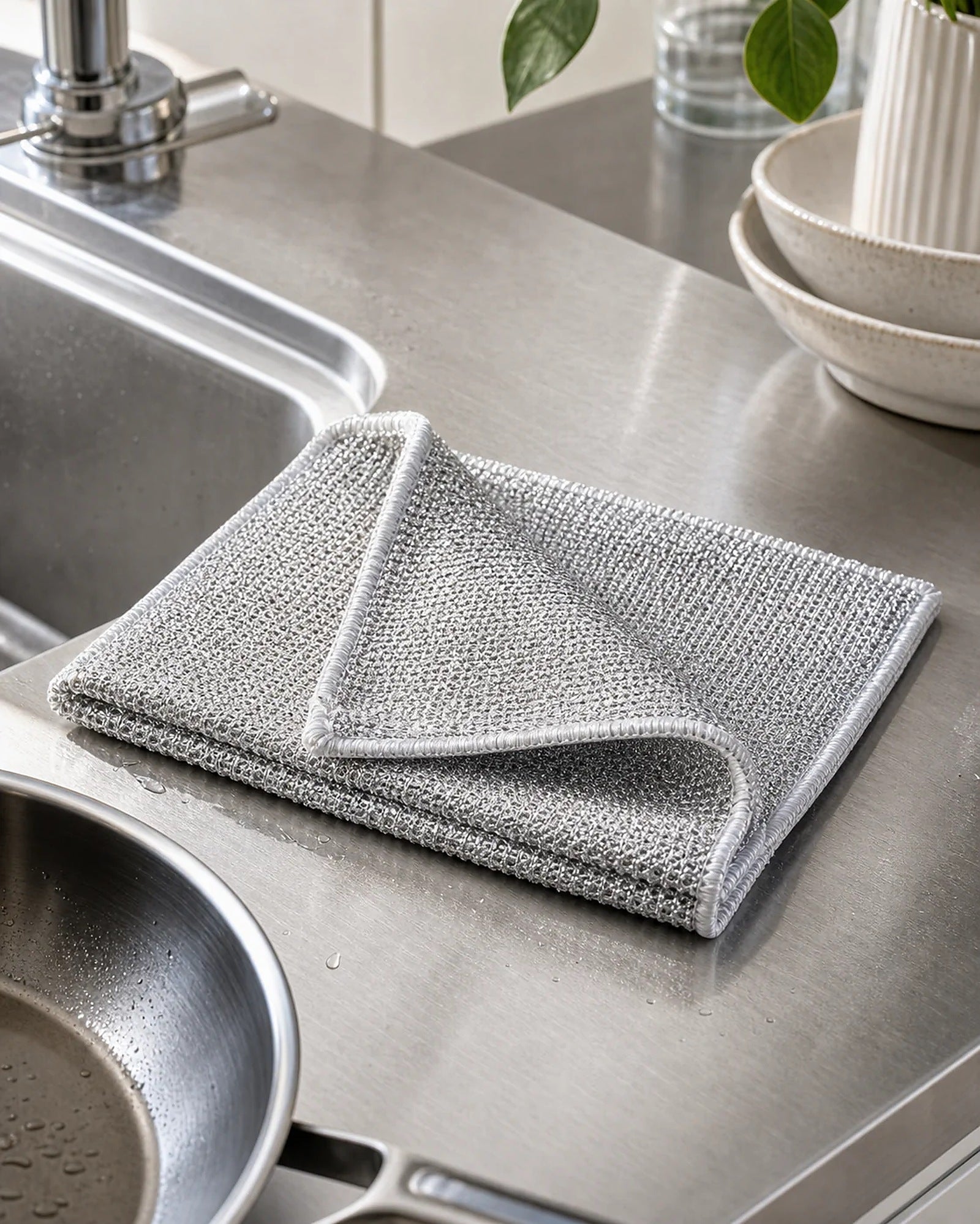 Cozy Haven Silver Wire Cleaning Cloth lifestyle image 6