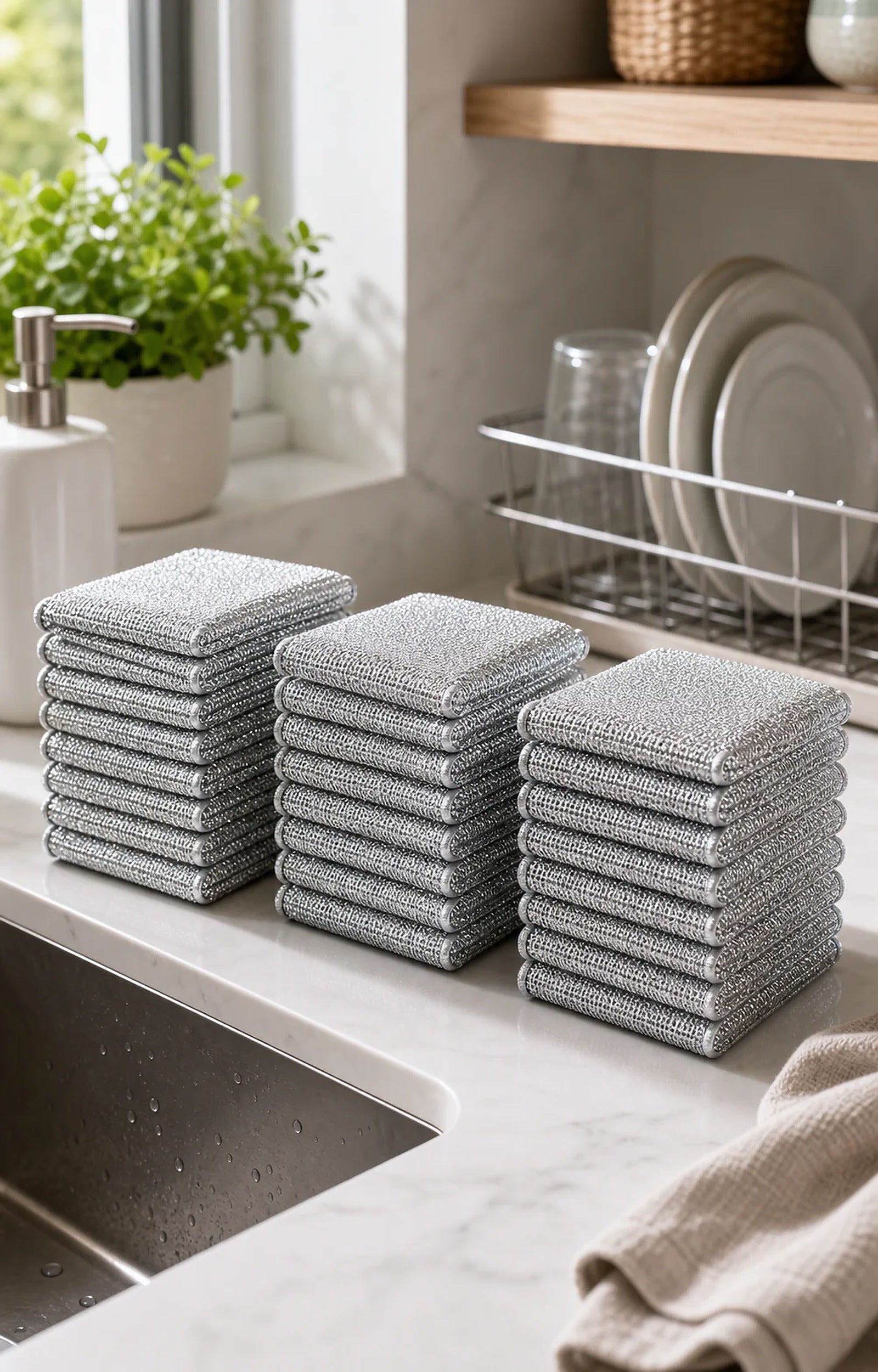 Cozy Haven Silver Wire Cleaning Cloth lifestyle image 9