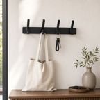 Cozy Haven Folding Wall Hook Rack black folding wall hook rack wall-storage view 3