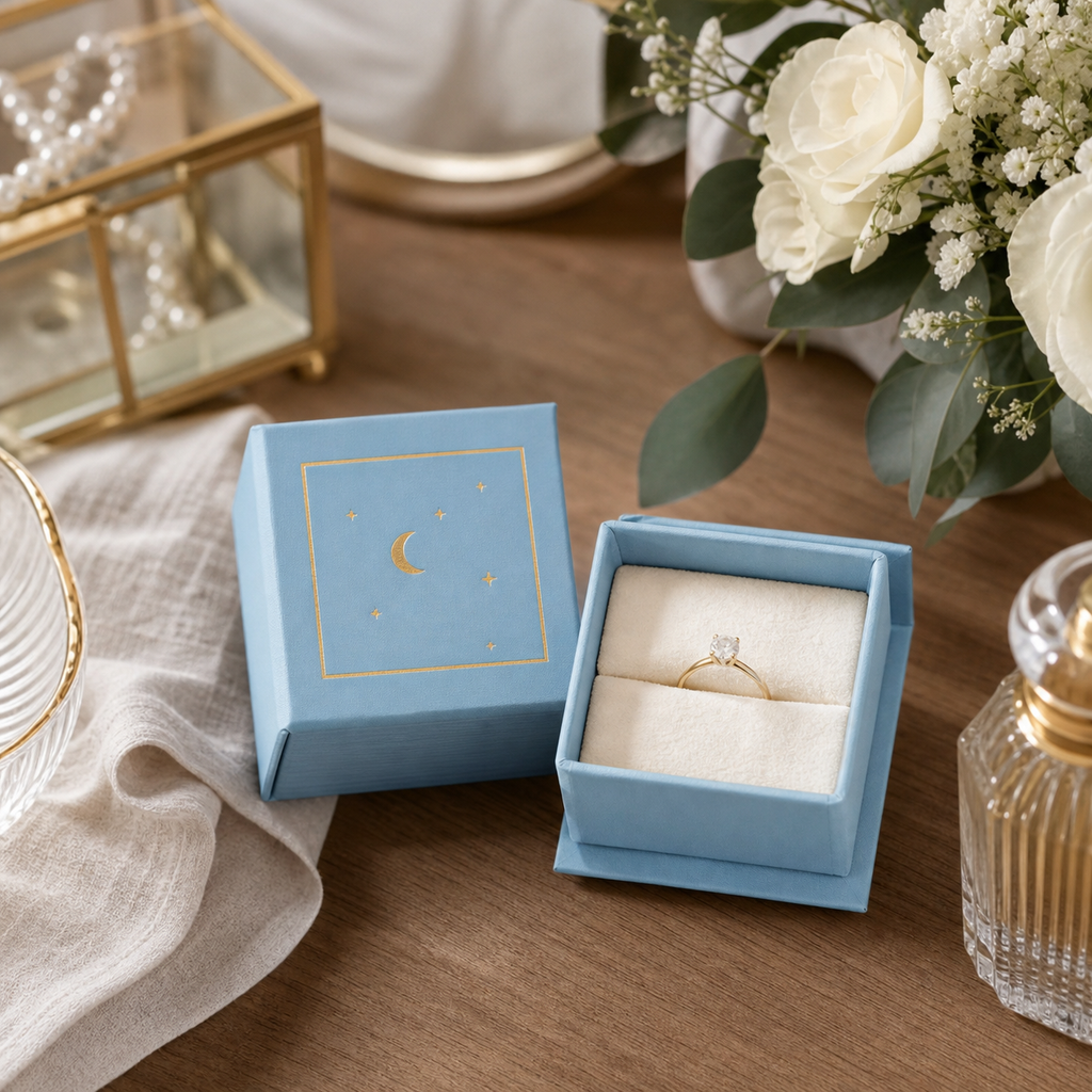 Vanity & Jewelry Set — Two Keepsake Boxes & Tissue Cover
