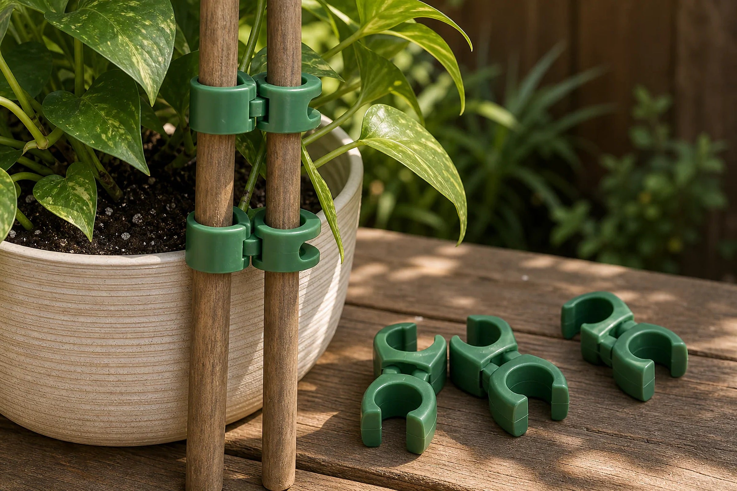 Cozy Haven Trellis Connector Clips lifestyle image 4 for 5-Piece Set / 20 mm