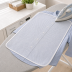Cozy Haven Mesh Press Cloth ironing setup view