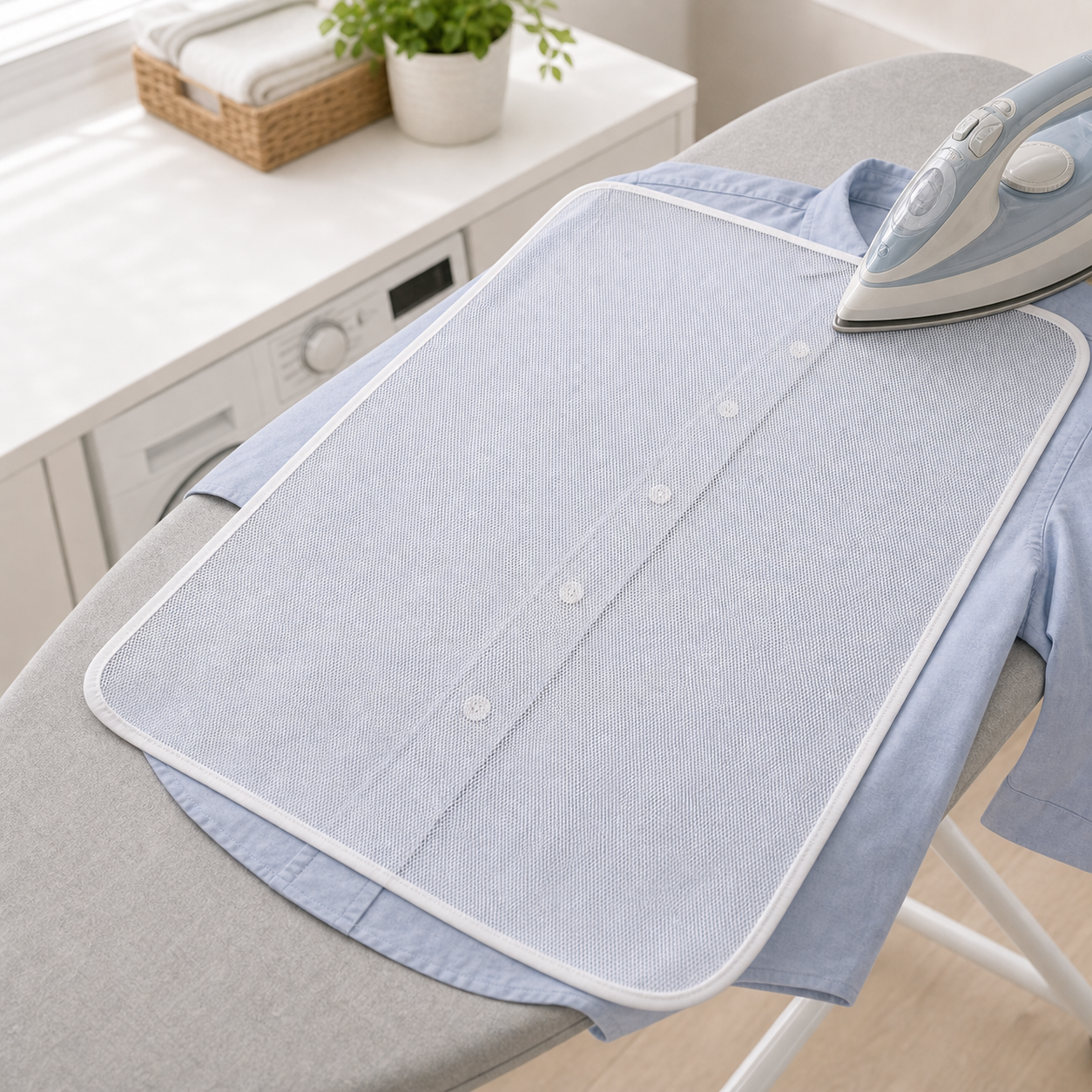 Cozy Haven Mesh Press Cloth ironing lifestyle image3