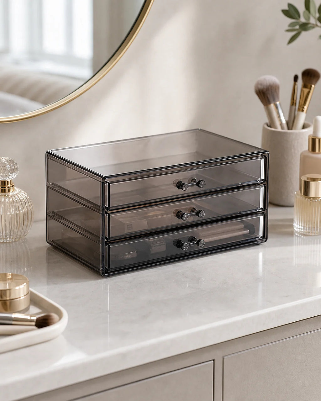 Cozy Haven Acrylic Makeup Organizer lifestyle image 3