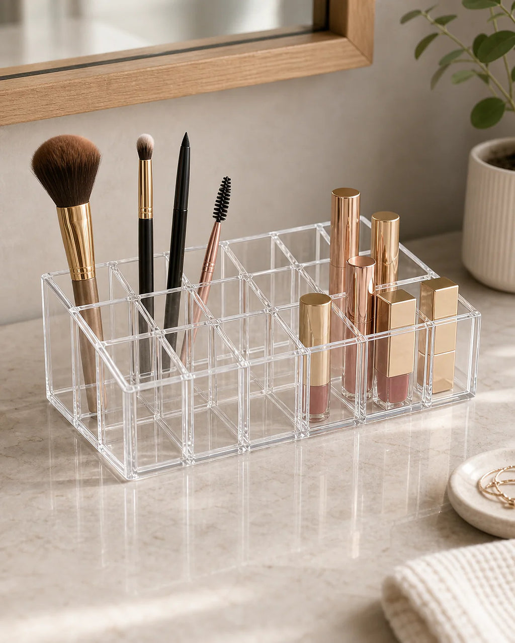 Cozy Haven Acrylic Makeup Organizer lifestyle image 4
