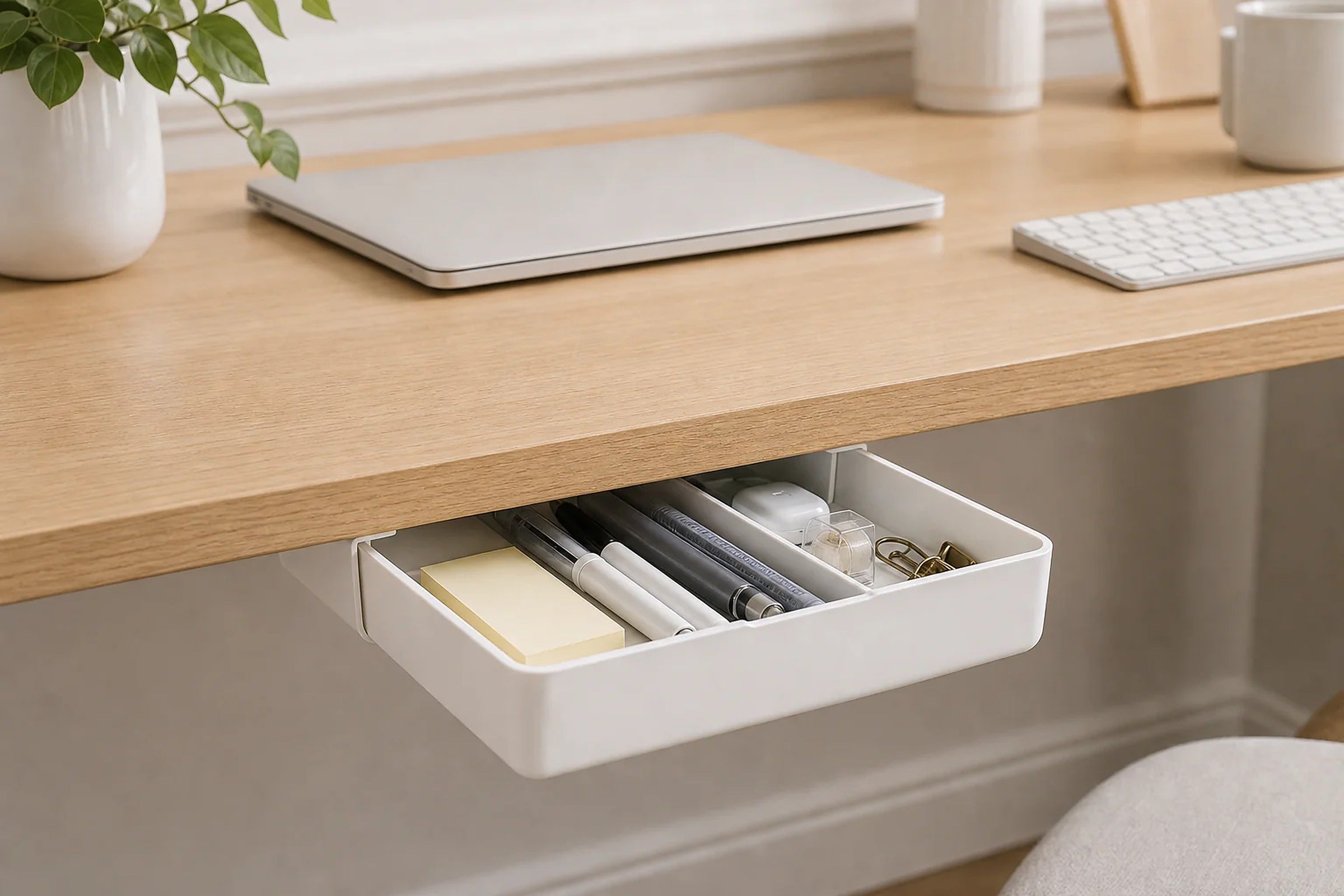 Cozy Haven Under-Desk Drawer Organizer lifestyle image 1