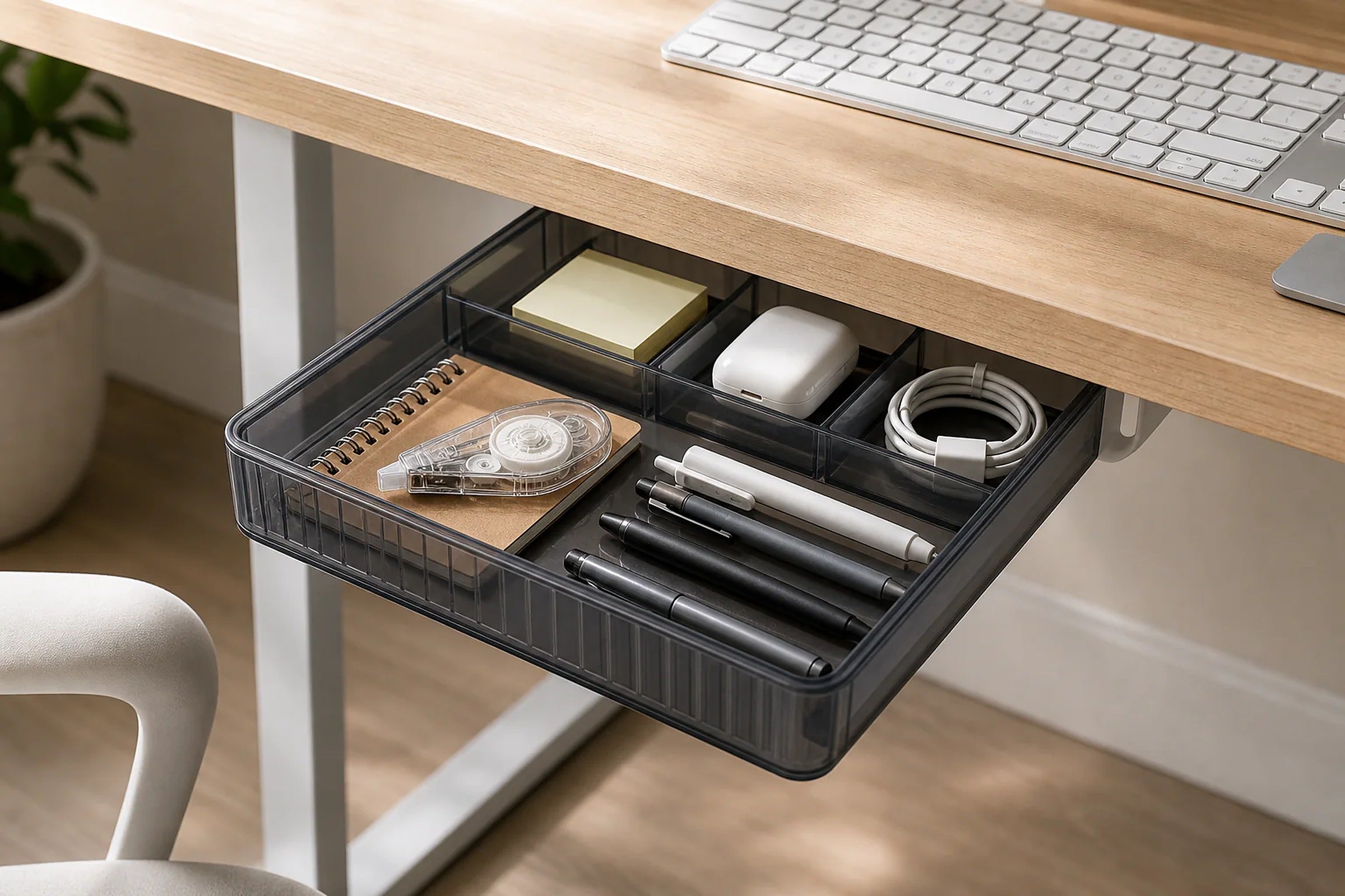 Cozy Haven Under-Desk Drawer Organizer lifestyle image 7