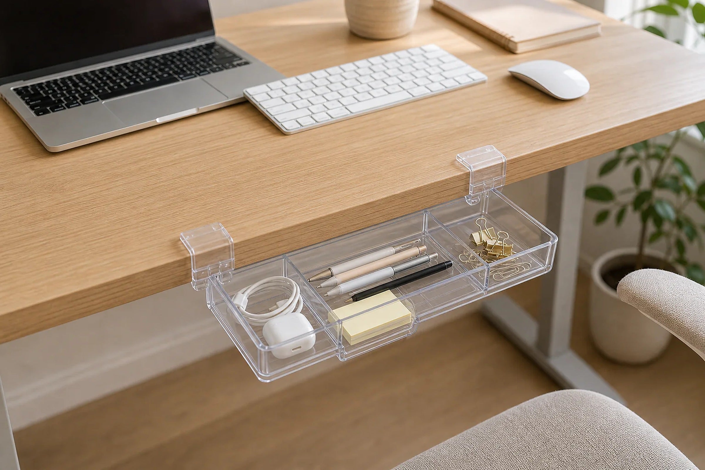 Cozy Haven Under-Desk Drawer Organizer lifestyle image 13
