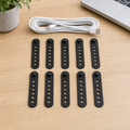 Cozy Haven Black Releasable Cable Ties - 10 Piece Set lifestyle image 1 for Black - 150 mm - 10 Piece Set