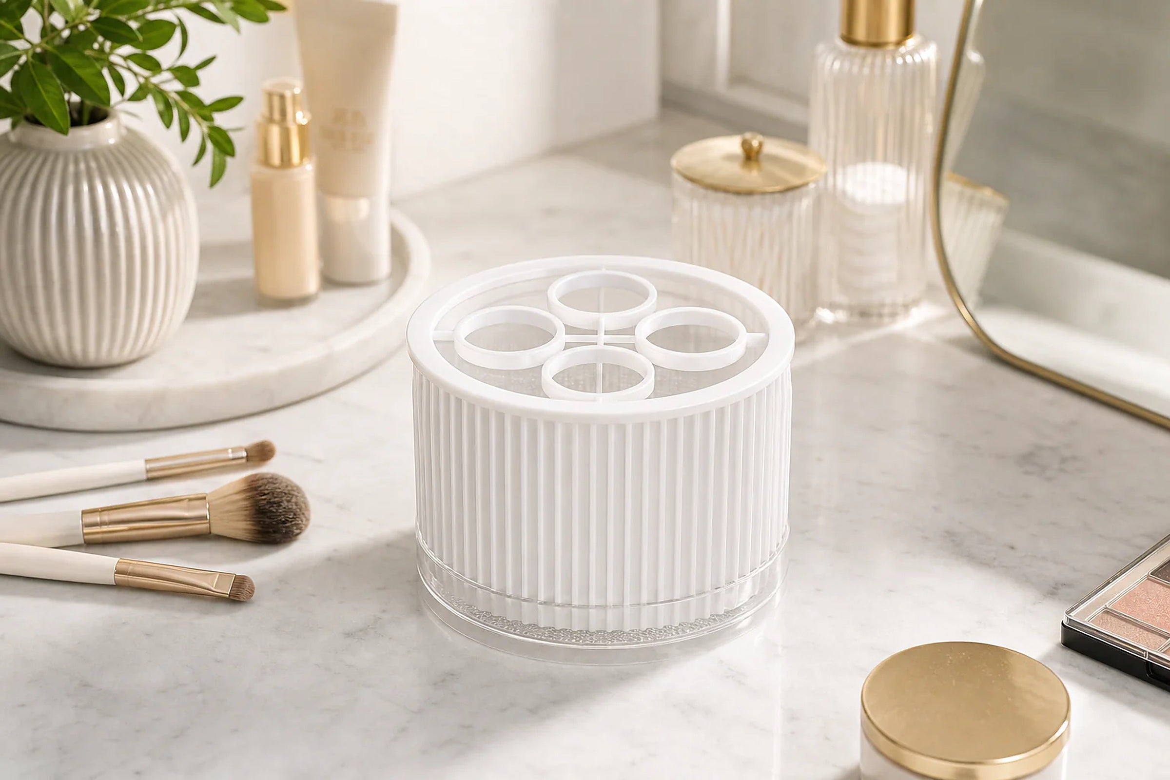Cozy Haven Makeup Brush Holder Organizer lifestyle image 1