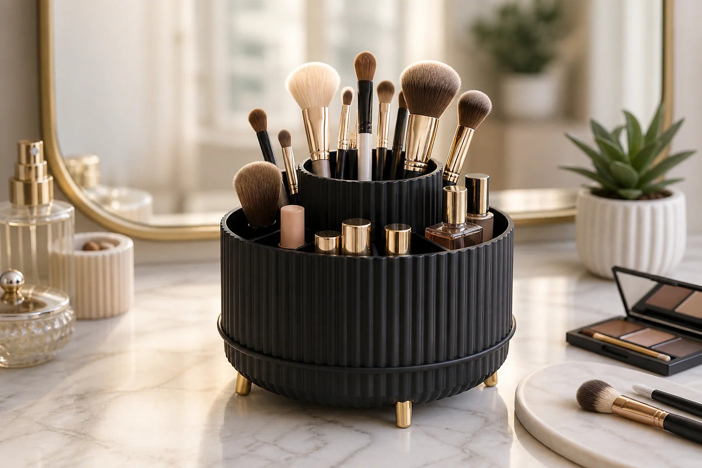 Cozy Haven Makeup Brush Holder Organizer lifestyle image 2