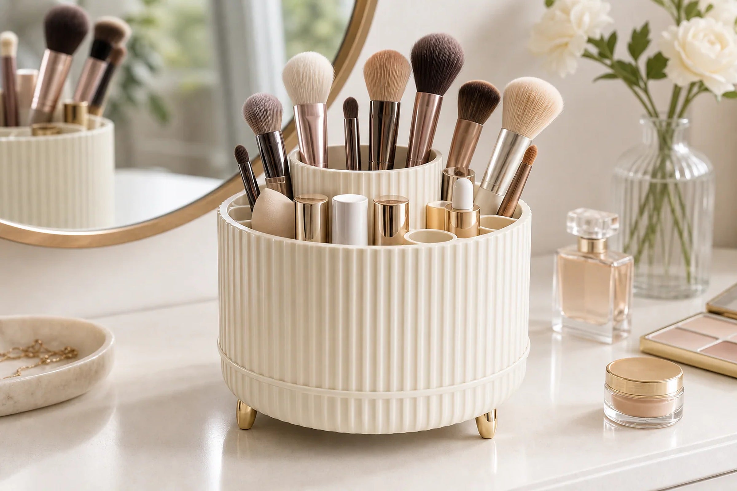 Cozy Haven Makeup Brush Holder Organizer lifestyle image 3