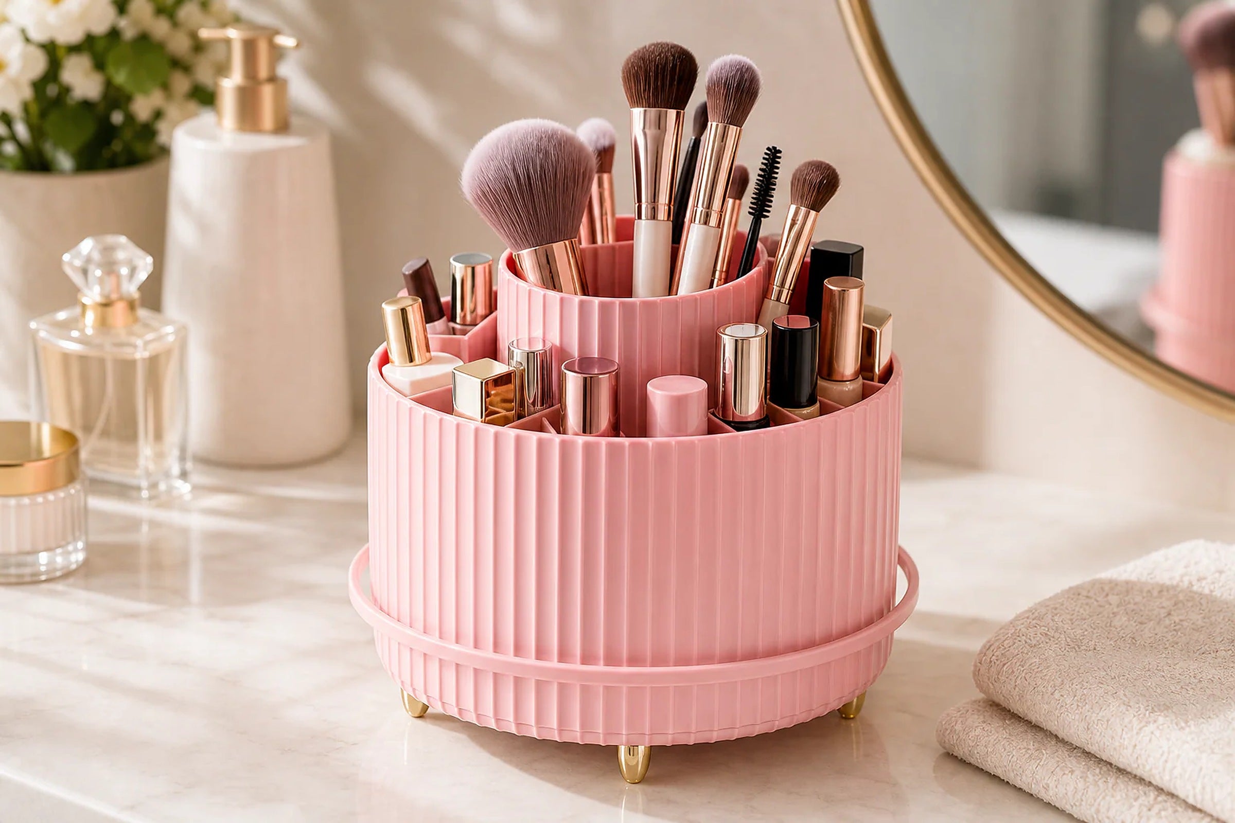 Cozy Haven Makeup Brush Holder Organizer lifestyle image 4