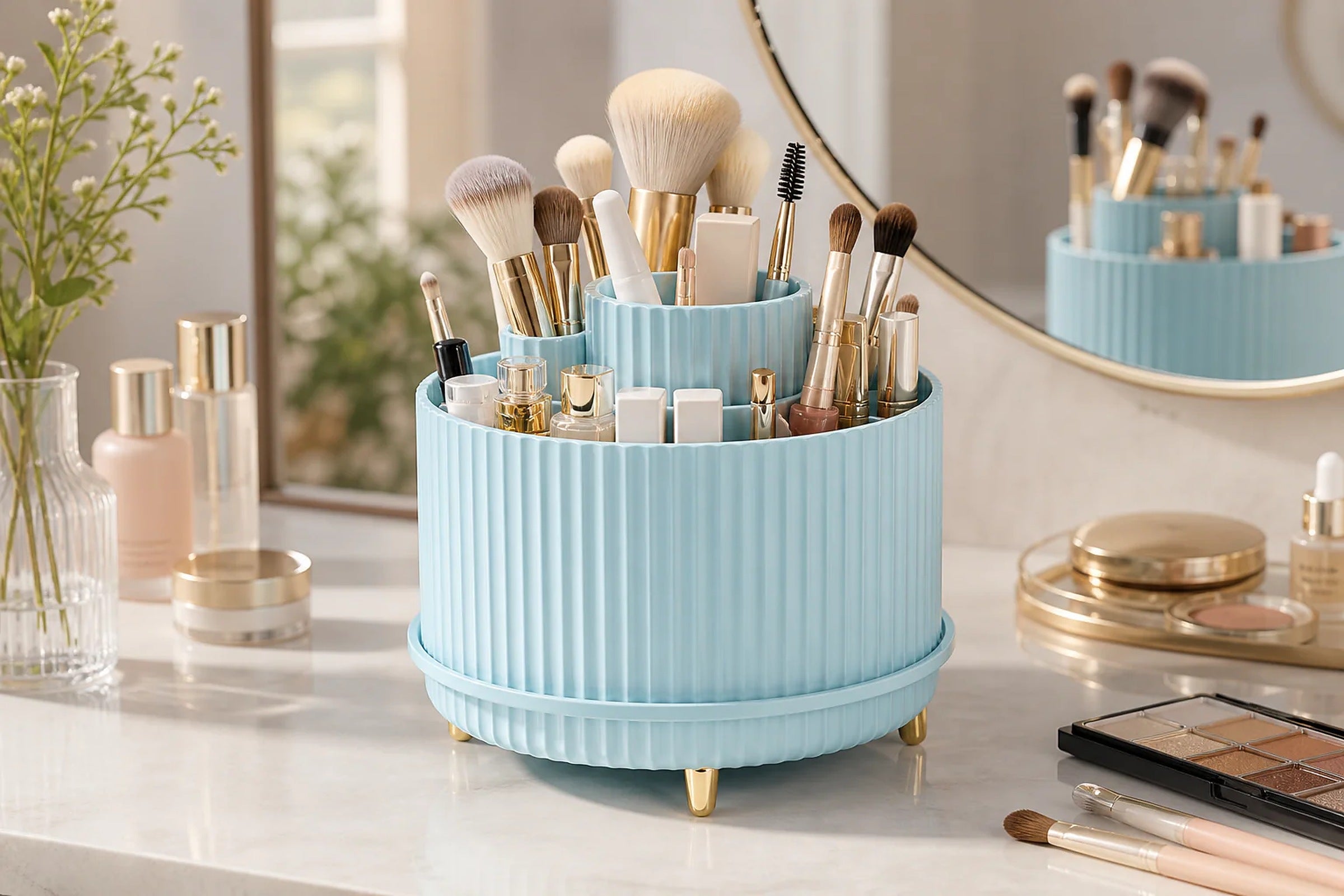 Cozy Haven Makeup Brush Holder Organizer lifestyle image 6