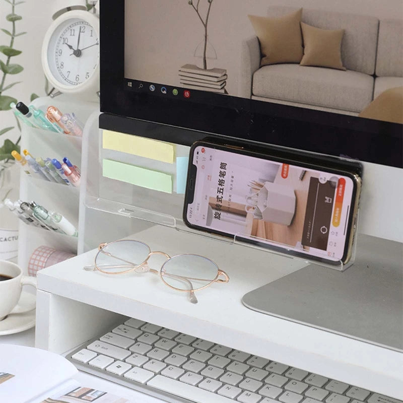 Clear Acrylic Monitor Memo Board — supplier product photo