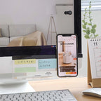 Clear Acrylic Monitor Memo Board — supplier product photo