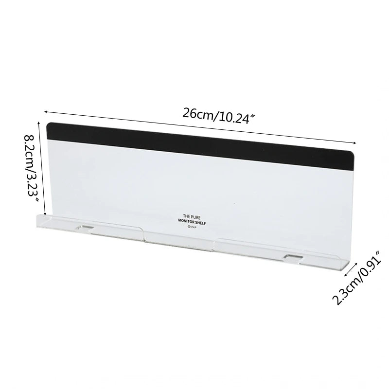 Clear Acrylic Monitor Memo Board — supplier product photo