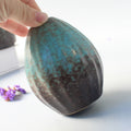 Teal Ceramic Bud Vase — supplier product photo