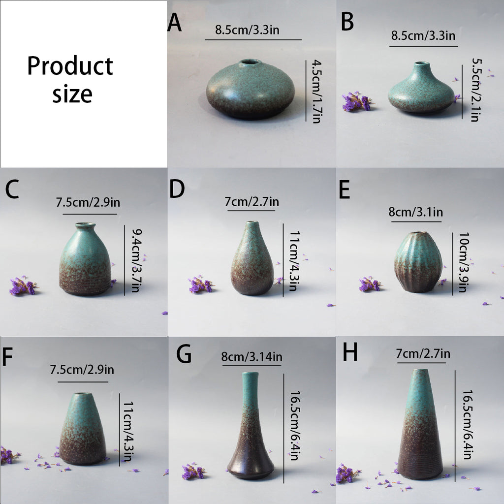 Teal Ceramic Bud Vase — supplier product photo
