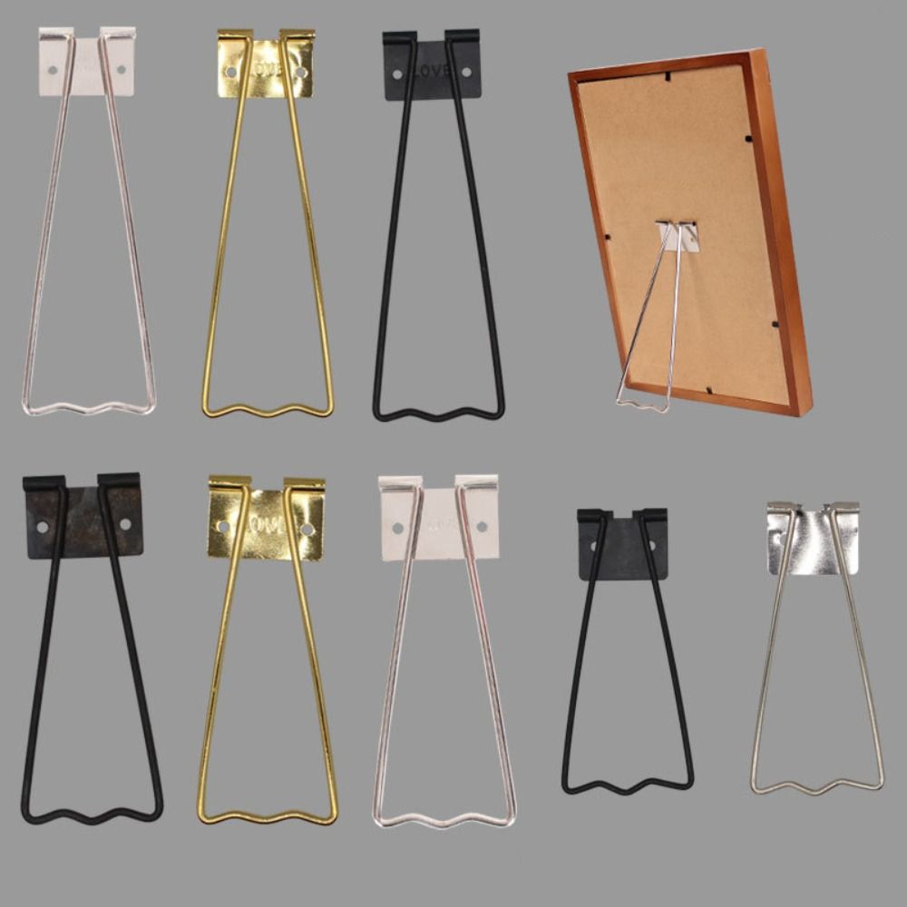 Black Metal Display Easel Stand - 6 in — supplier product photo