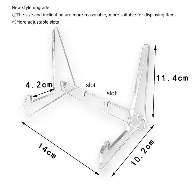 Clear Acrylic Book Stand - Large — supplier product photo