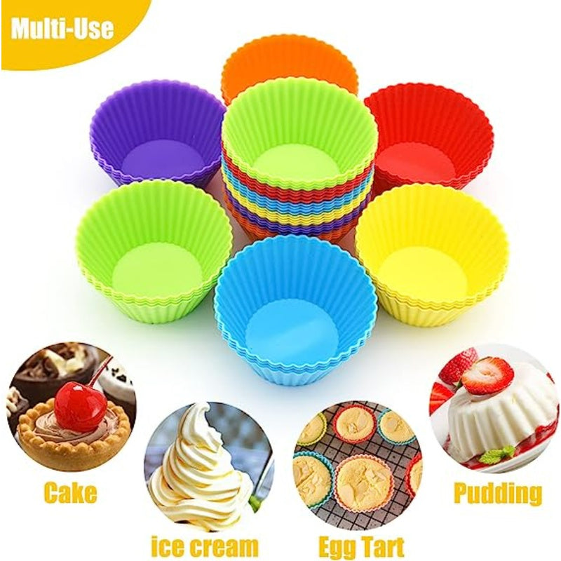 Silicone Muffin Cups - 12 Piece Set — supplier product photo