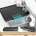 Gray Sink Caddy Drain Tray — supplier product photo