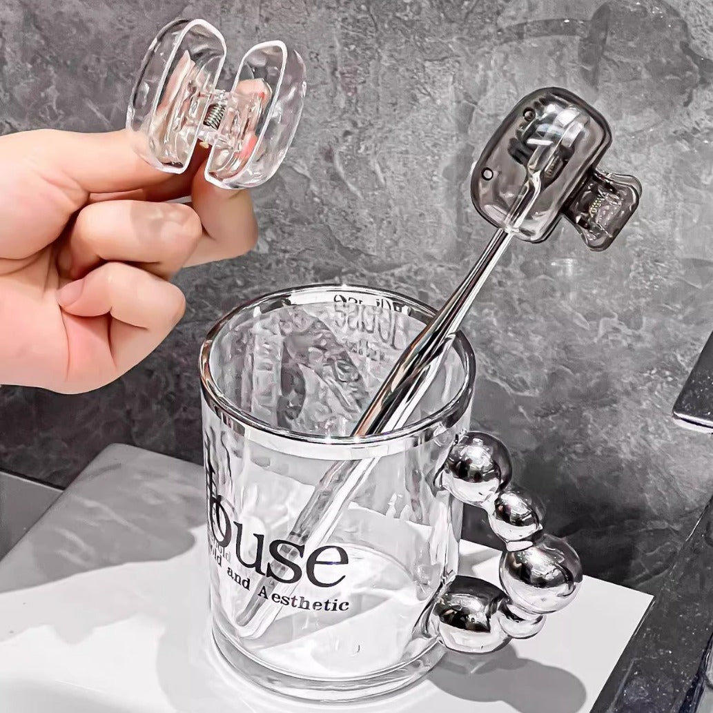 Toothbrush Holder — Translucent Cover Caps
