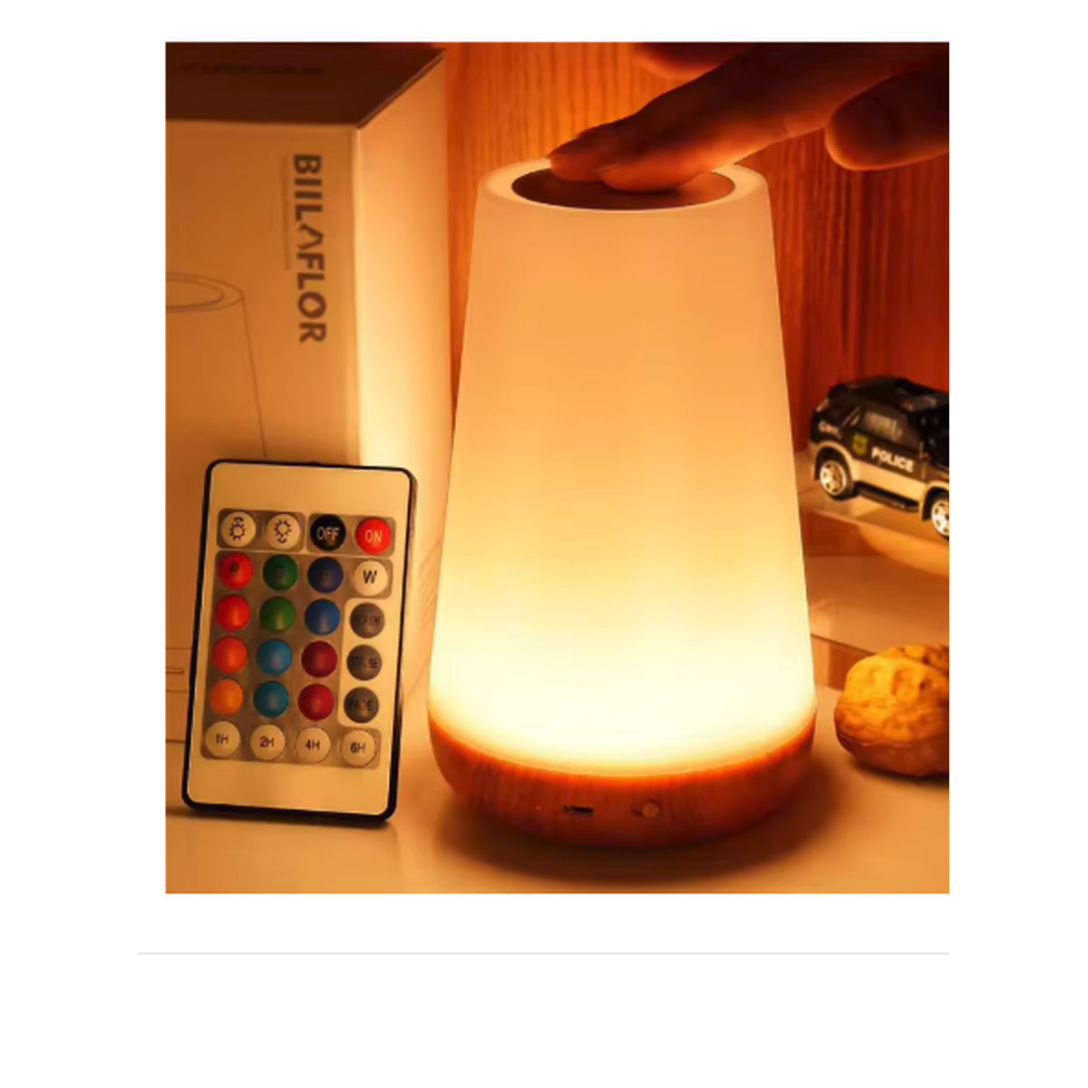 Cozy Haven Color Changing Night Light - RGB Remote Control Touch Dimmable USB Rechargeable Bedside Lamp supplier reference 13 Color Night Light