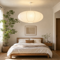 Cozy Haven 2-Piece Oval Paper Lantern Shade Set - 40 cm lifestyle image 1