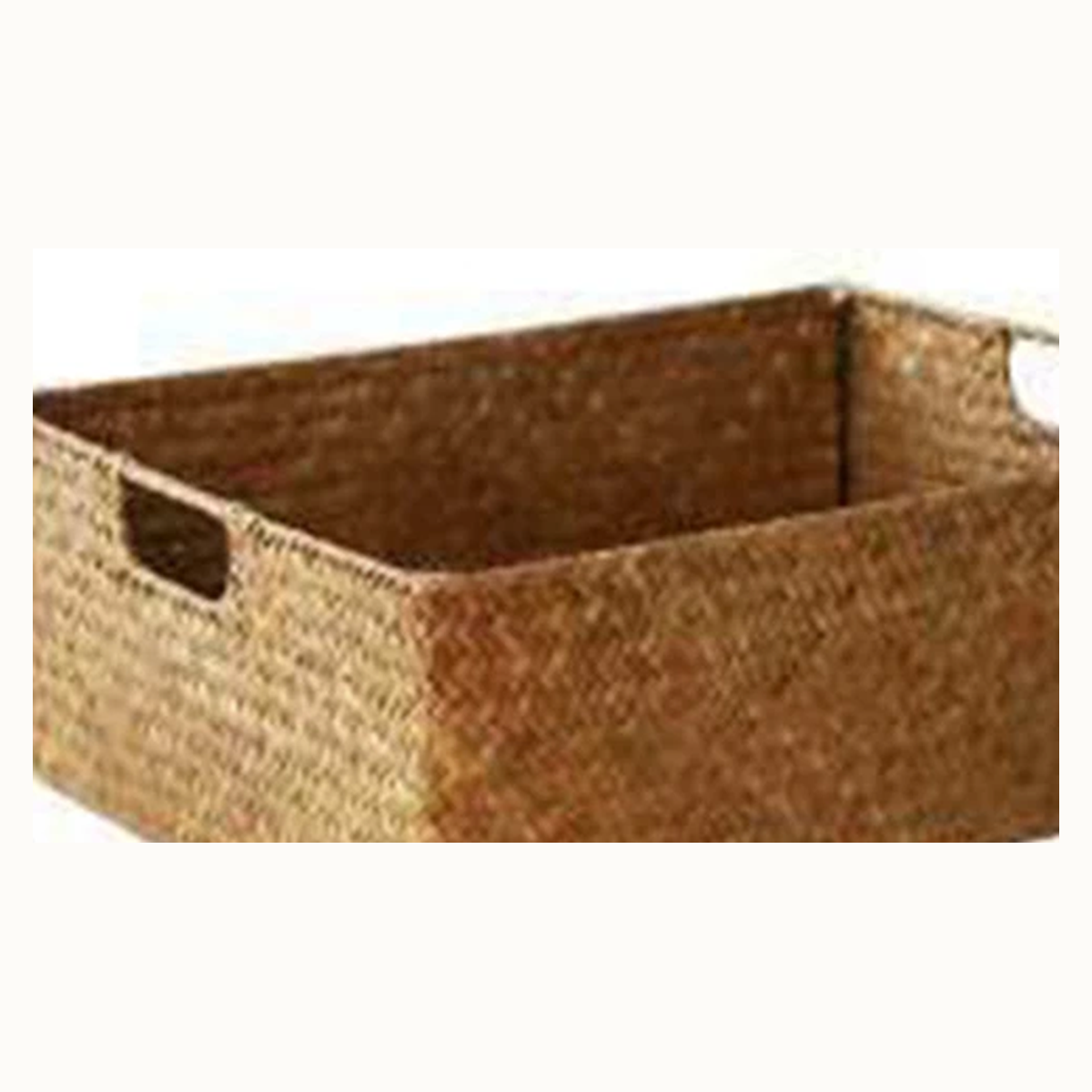 Cozy Haven Rattan Storage Basket Set - 3 Pack Woven Seagrass Organizer Bins with Handles - Living Room supplier reference 25203