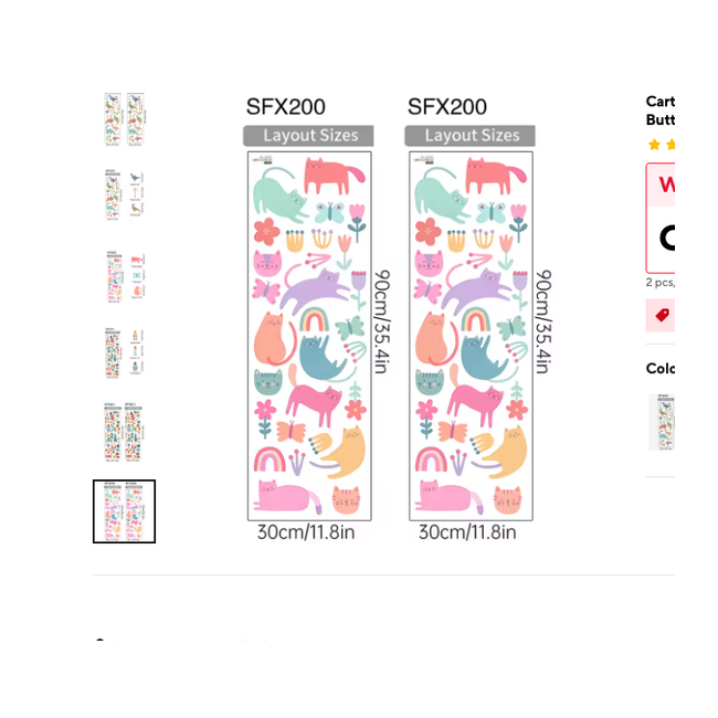 Cozy Haven 3D Butterfly Wall Stickers Set - 60 Pack Colorful Removable Nursery Art Decals supplier exact visual 2PC SFX200