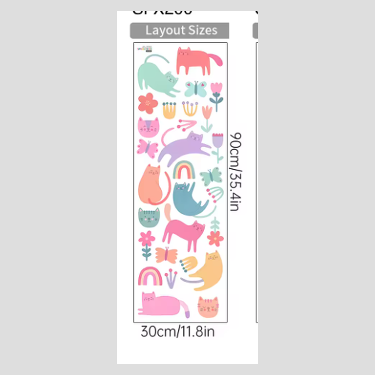 Cozy Haven truthful variant reference for Cozy Haven Removable Nursery Wall Decal Sheets - Cat Decals - 2 Sheets