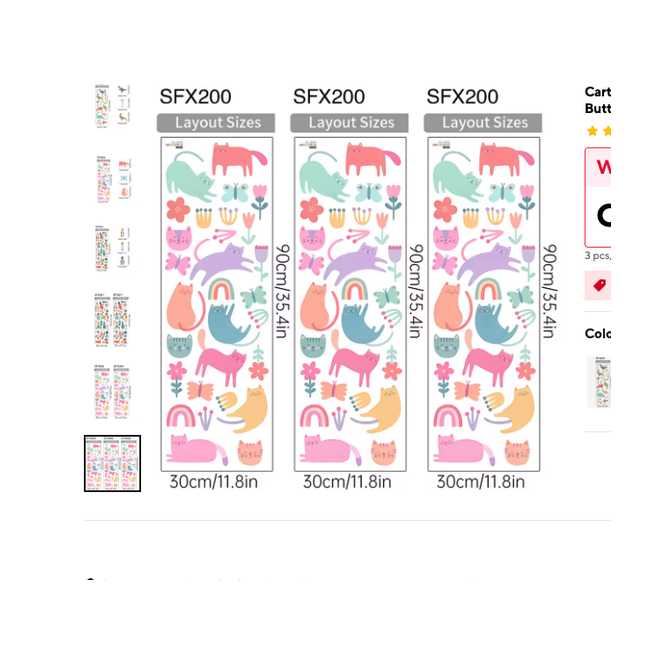 Cozy Haven 3D Butterfly Wall Stickers Set - 60 Pack Colorful Removable Nursery Art Decals supplier exact visual 3PC SFX200