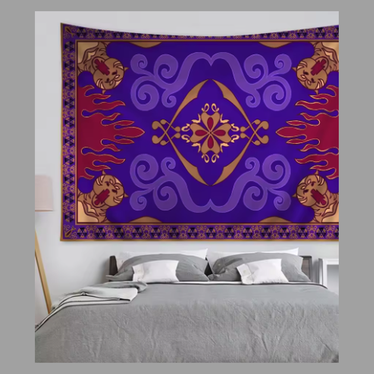 Cozy Haven Moroccan Mandala Tapestry - Large Bohemian Wall Hanging Art Blanket 59x79 Inch - Bedroom supplier reference 4-GT