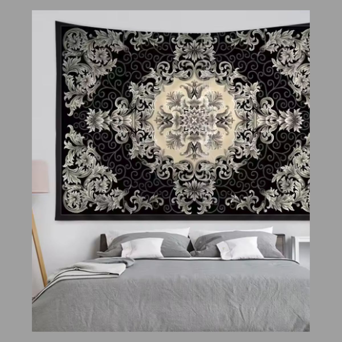 Cozy Haven Moroccan Mandala Tapestry - Large Bohemian Wall Hanging Art Blanket 59x79 Inch - Bedroom supplier reference 5-GT