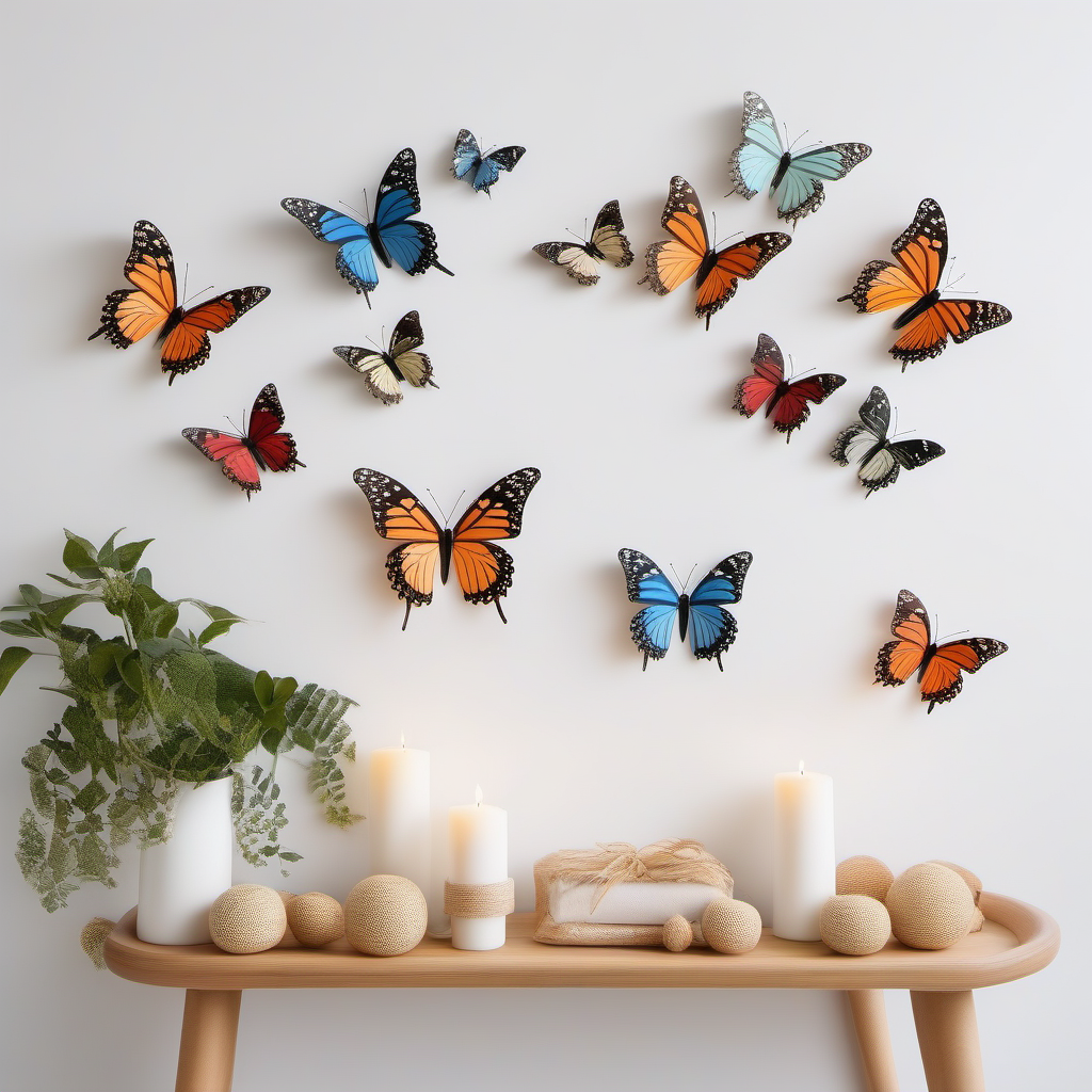 Cozy Haven Cozy Haven 3D Butterfly Wall Decal Set - 48 Pack Removable Paper Art Stickers with Magnetic Wings - Bedroom product image 2