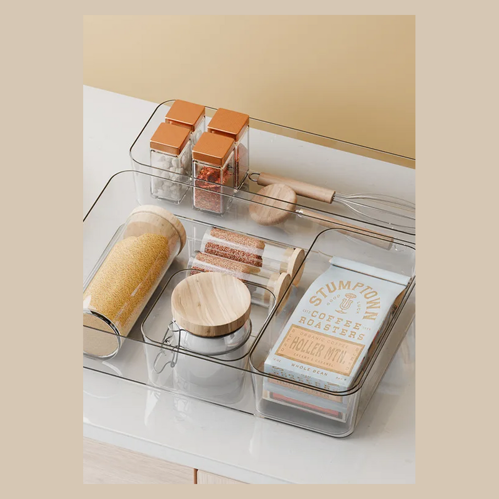 Cozy Haven Clear Acrylic Desktop Drawer Organizer supplier reference 8pcs Set 1