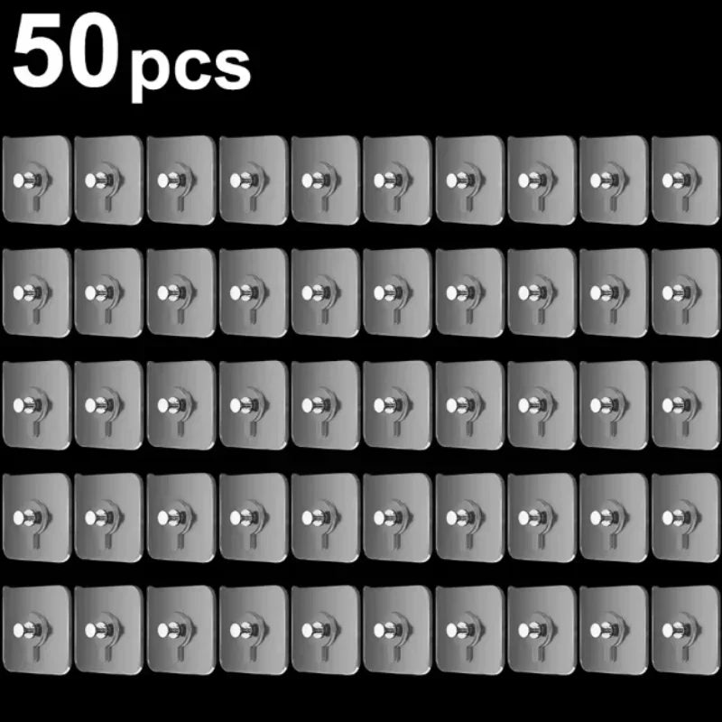 Cozy Haven Cozy Haven Self-Adhesive Wall Hooks Set - Transparent Strong Picture Frame Hangers product image 9