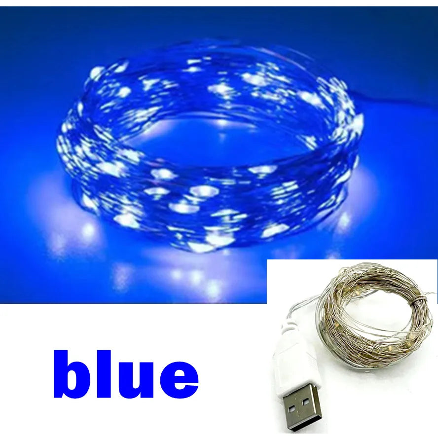 Cozy Haven Cozy Haven USB LED String Lights - Waterproof Copper Wire Fairy Lights for Party and Wedding product image 12