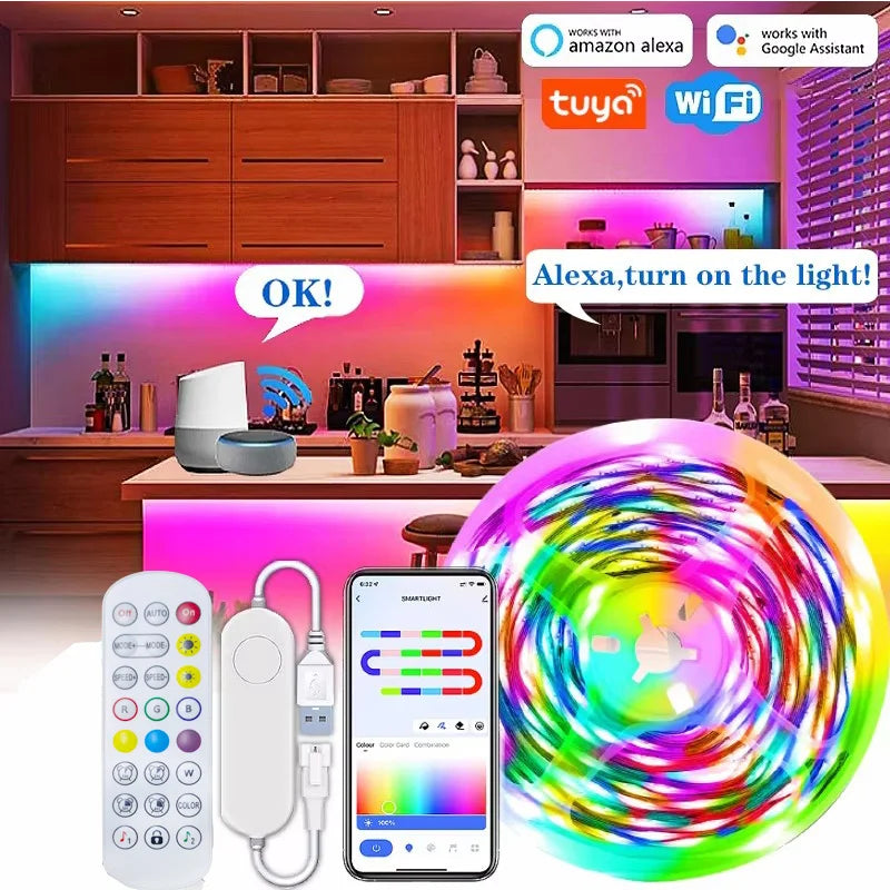 Cozy Haven Cozy Haven Smart WiFi LED Strip Lights - App Control RGBIC Flexible Tape - Alexa Compatible product image 9