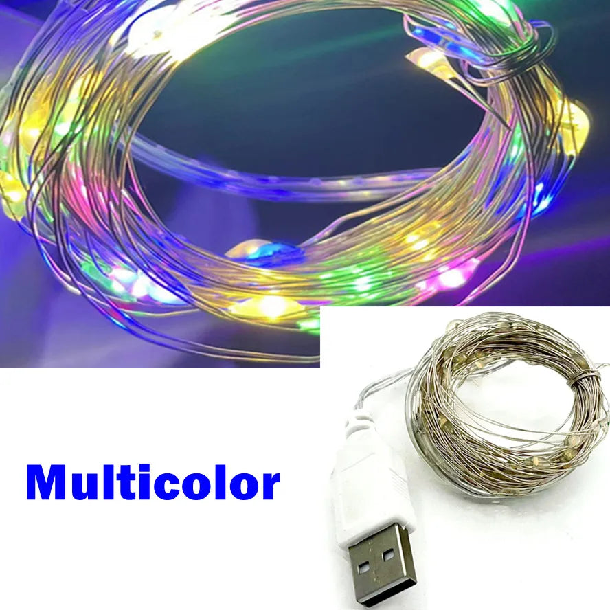 Cozy Haven Cozy Haven USB LED String Lights - Waterproof Copper Wire Fairy Lights for Party and Wedding product image 13