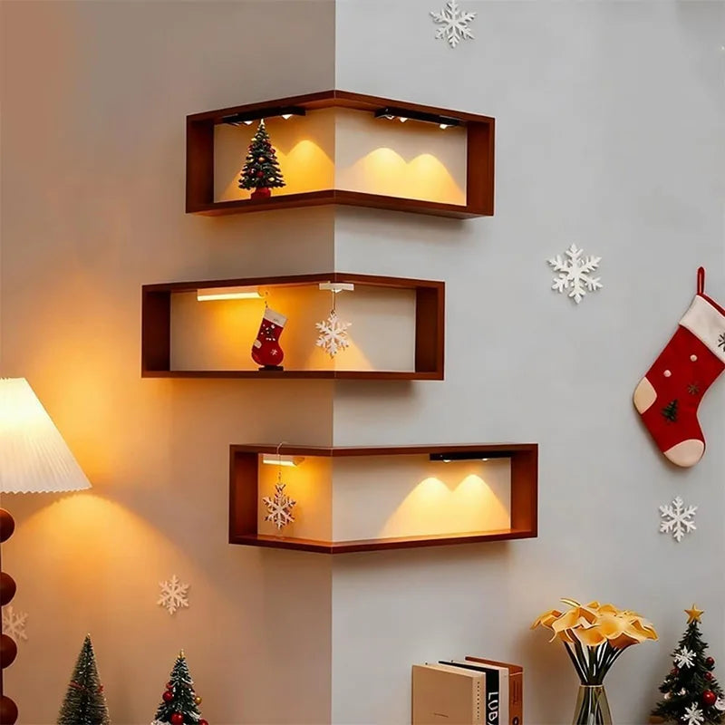 Cozy Haven Cozy Haven Corner Storage Shelf - Wall Mounted Display Stand for Bedroom product image 2