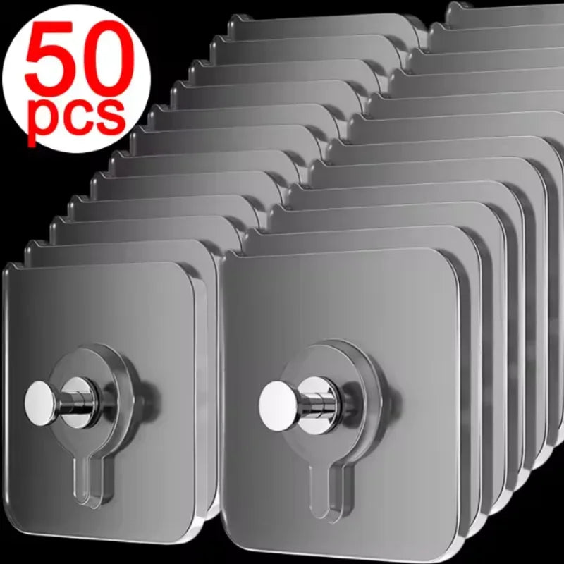 Cozy Haven Cozy Haven Self-Adhesive Wall Hooks Set - Transparent Strong Picture Frame Hangers product image