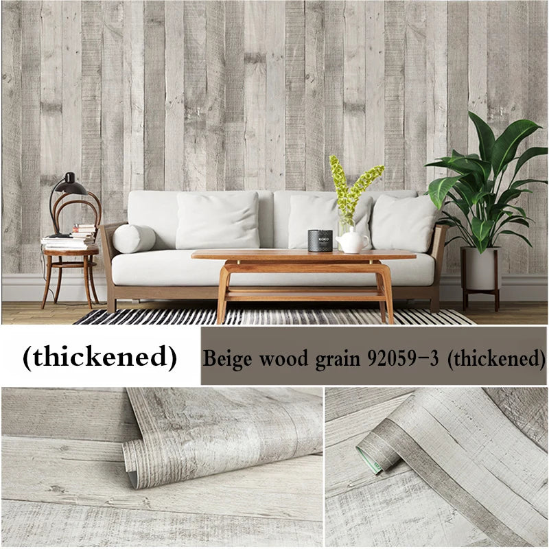 Cozy Haven Cozy Haven Retro Wood Grain Peel and Stick Wallpaper - Removable Self-Adhesive Vinyl Wall Covering product image 9