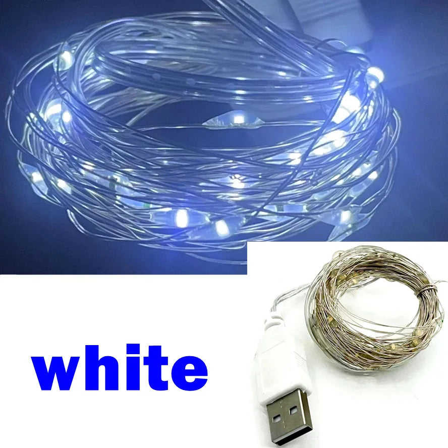 Cozy Haven Cozy Haven USB LED String Lights - Waterproof Copper Wire Fairy Lights for Party and Wedding product image 7