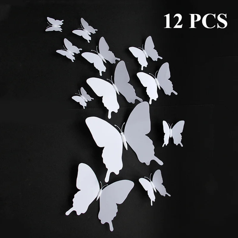 Cozy Haven Cozy Haven 3D Butterfly Wall Stickers Set - 12 Piece Removable Reusable Decal Collection product image 8