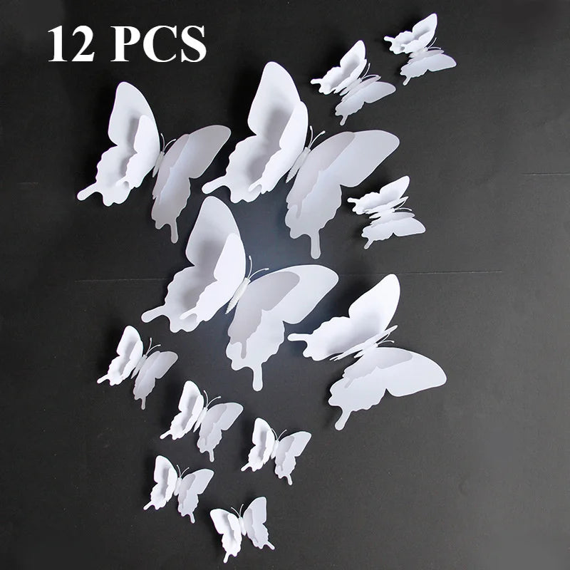 Cozy Haven Cozy Haven 3D Butterfly Wall Stickers Set - 12 Piece Removable Reusable Decal Collection product image 10
