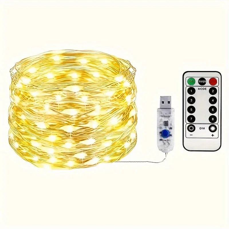 Cozy Haven Cozy Haven Star USB Fairy String Lights - 200 LED Color Changing with Remote Control product image 9